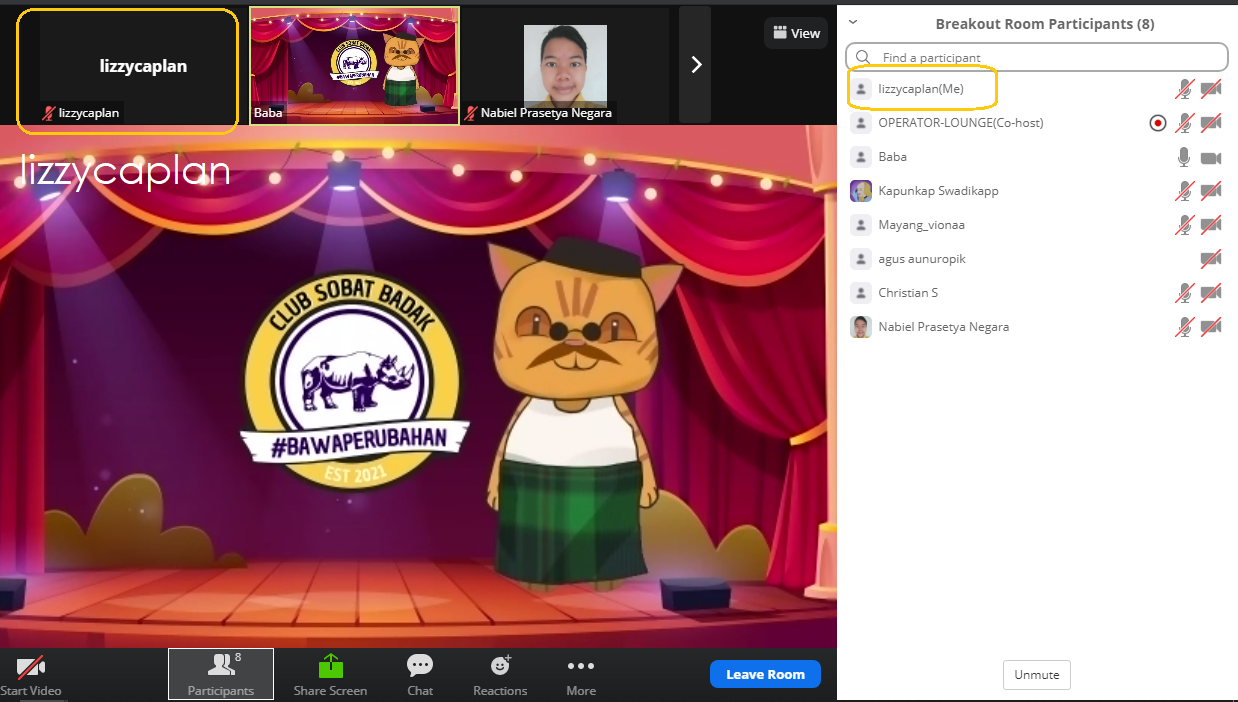 Belajar Kebudayaan Betawi Bersama BABA di Room Club Sobat Badak