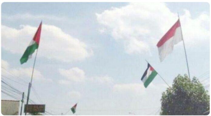 Parah! Beberapa Warga Yogya Kibarkan Bendera Palestina Jelang 17 Agustus