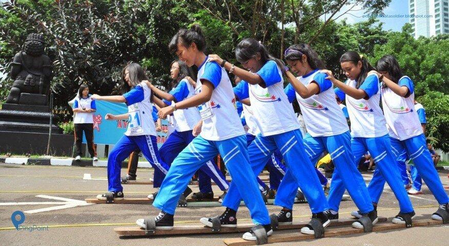 Awas! Lomba Ini Penuh Tantangan, Kalau Tidak Kompak Bisa Kalah, Lho!
