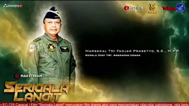 Sambut HUT ke-76 RI, TNI AU Luncurkan Film Serigala Langit