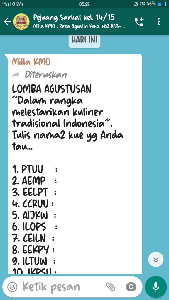 Tebak Nama Kue Tradisional, Cocok Buat Lomba Agustusan di Rumah Ajah Nih