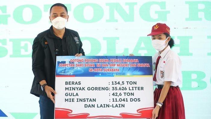 Bukan 2 Triliun , pelajar SD dan SMP di Surabaya sumbang 1 Miliar