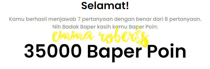 Modal 35.100 Baper Poin, Tebak Aku Bisa Menang Lelang Tidak?