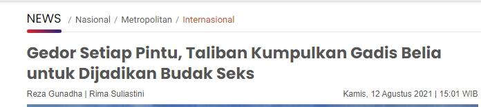 Taliban Kembali Berkuasa, JK Optimistis Indonesia Tak Putus Hubungan Diplomatik