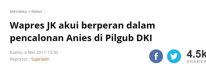 Taliban Kembali Berkuasa, JK Optimistis Indonesia Tak Putus Hubungan Diplomatik