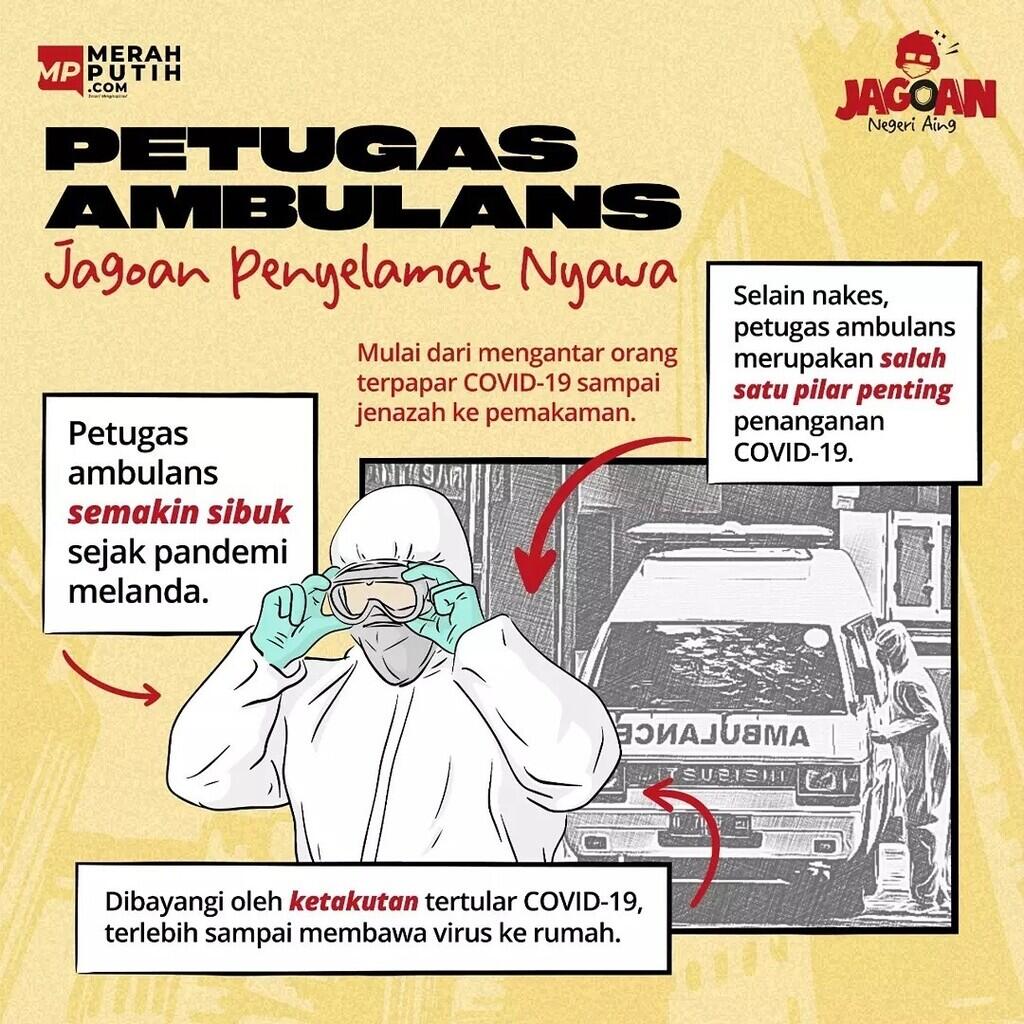 Petugas Ambulans Jagoan Negeri Aing, Jatuh Tertimpa Pandemi Masih Dilempari Batu