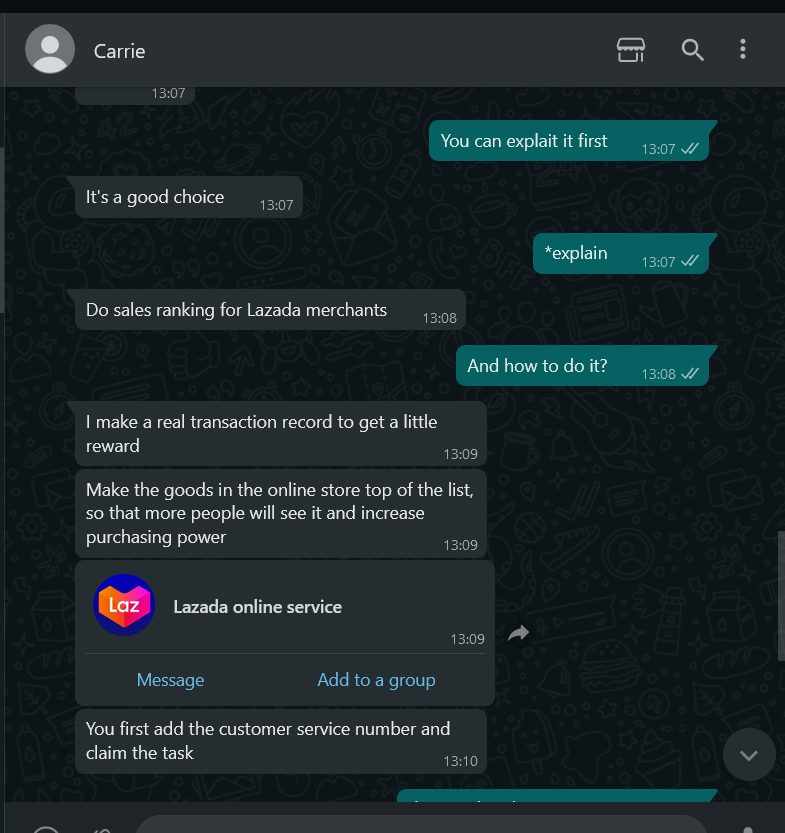 Sales Ranking for Lazada Merchants - SCAM