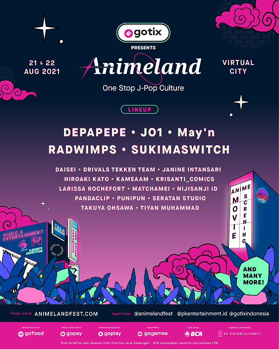 Buruan Beli Tiket Festival Anime Virtual Terbesar 2021 "Animeland"!