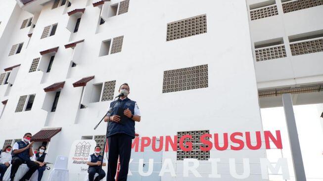 Resmikan Kampung Susun Akuarium, Anies Sebut Itu Bentuk Keadilan