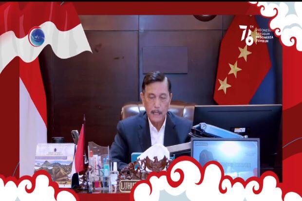 HUT RI di Tengah Pandemi, Luhut Apresiasi Perjuangan Nakes dan Relawan Covid