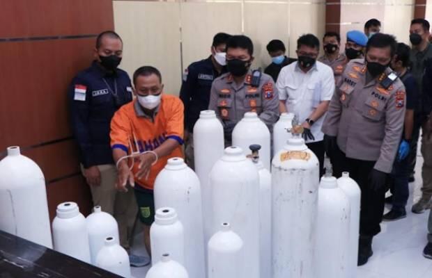 Tabung Oksigen Palsu dari Modifikasi Alat Pemadam Kebakaran Beredar di Surabaya