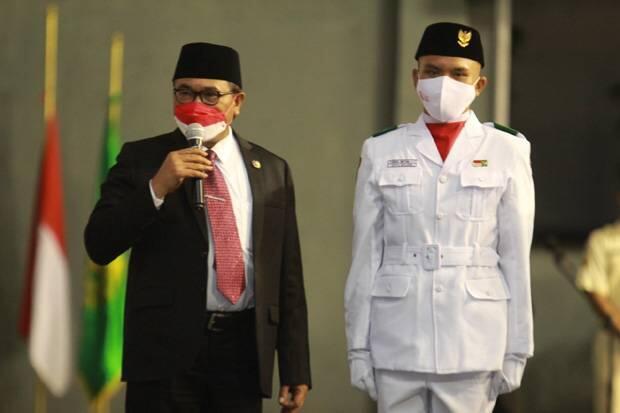 Malam Kenegaraan Paskibraka Kota Malang Tahun 2021 Diwarnai Rasa Haru