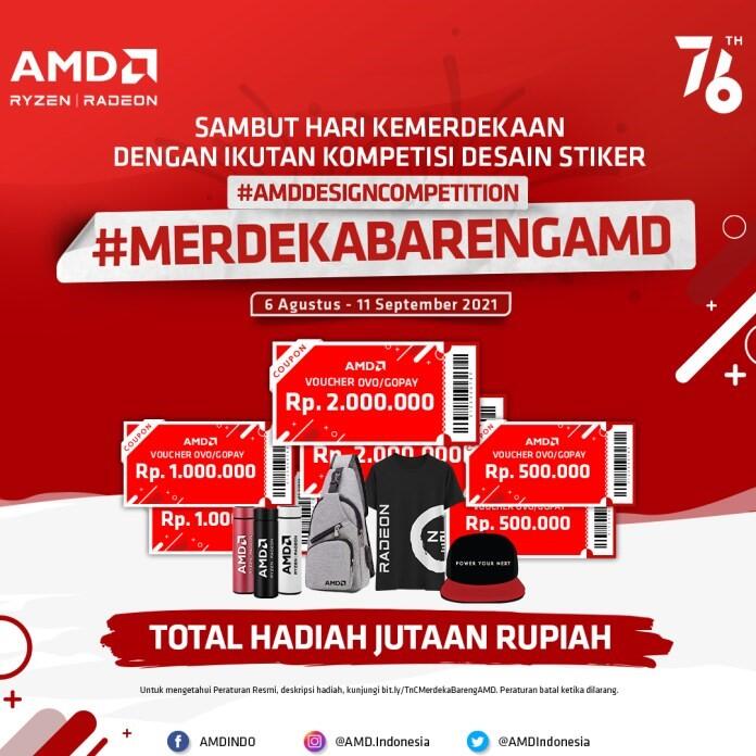 Ikutan #MerdekaBarengAMD! Menangin Hadiah Jutaan Rupiah Gan!