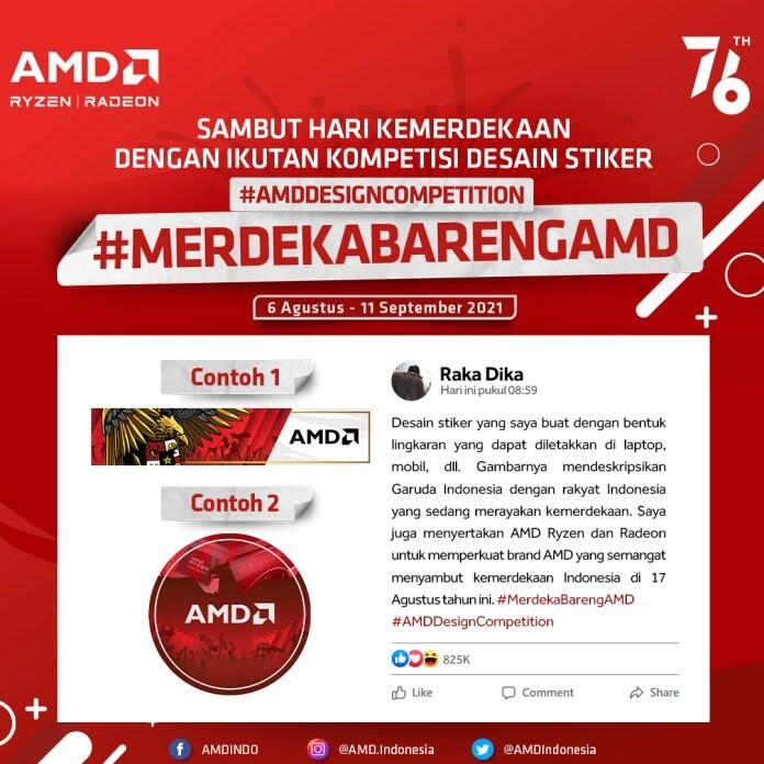 Ikutan #MerdekaBarengAMD! Menangin Hadiah Jutaan Rupiah Gan!