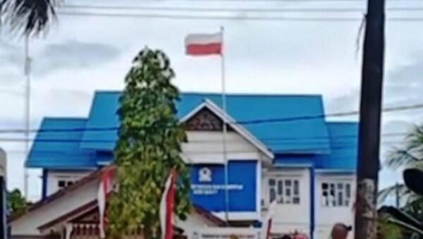 Viral Bendera Merah Putih Terbalik, Pemkab Aceh Barat: Petugasnya Ngantuk