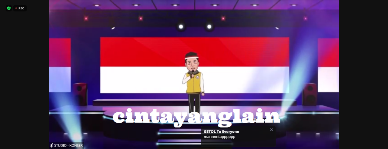 Konser Kemerdekaan di Club Sobat Badak