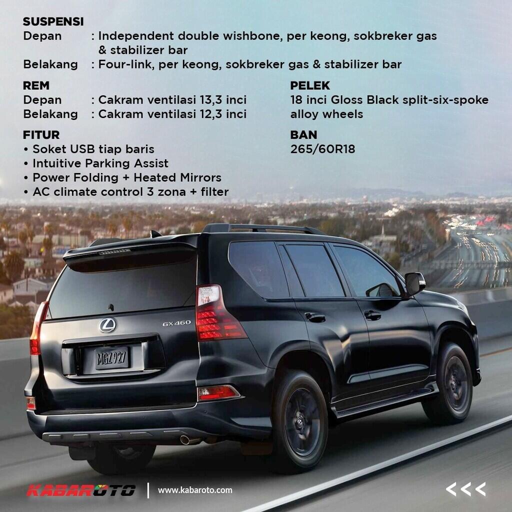 Lexus GX 460 2022, Hadir Dengan Varian Dan Fitur Baru