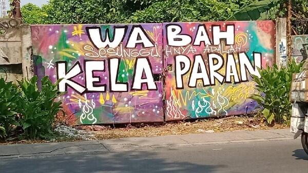 Lagi, Mural Wabah Sesungguhnya Adalah Kelaparan Dihapus Aparat