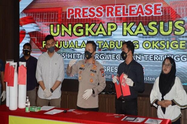 Jual Tabung Oksigen dengan Harga Mencekik, Pemuda 19 Tahun Diringkus Polres Gresik
