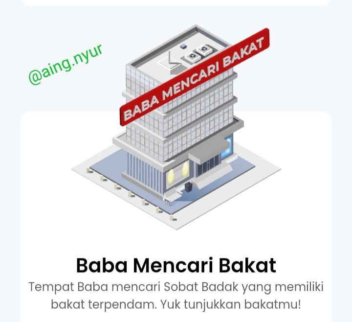 Ikuti Keseruan Unjuk Bakat Di Lapak Baba Mencari Bakat,Dan Ambil Bonus Baper Poinnya!