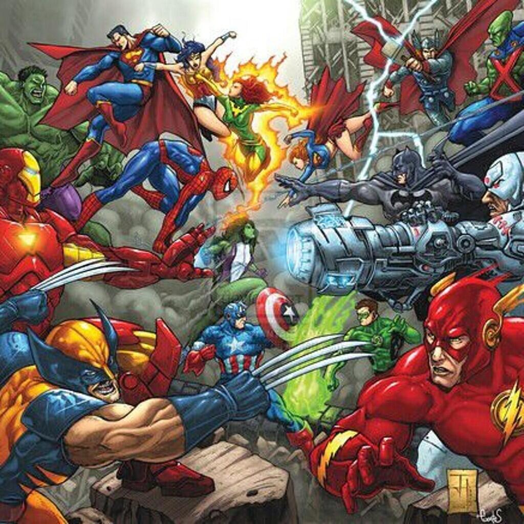 Hegemoni film superhero Marvel dan pesaing DC