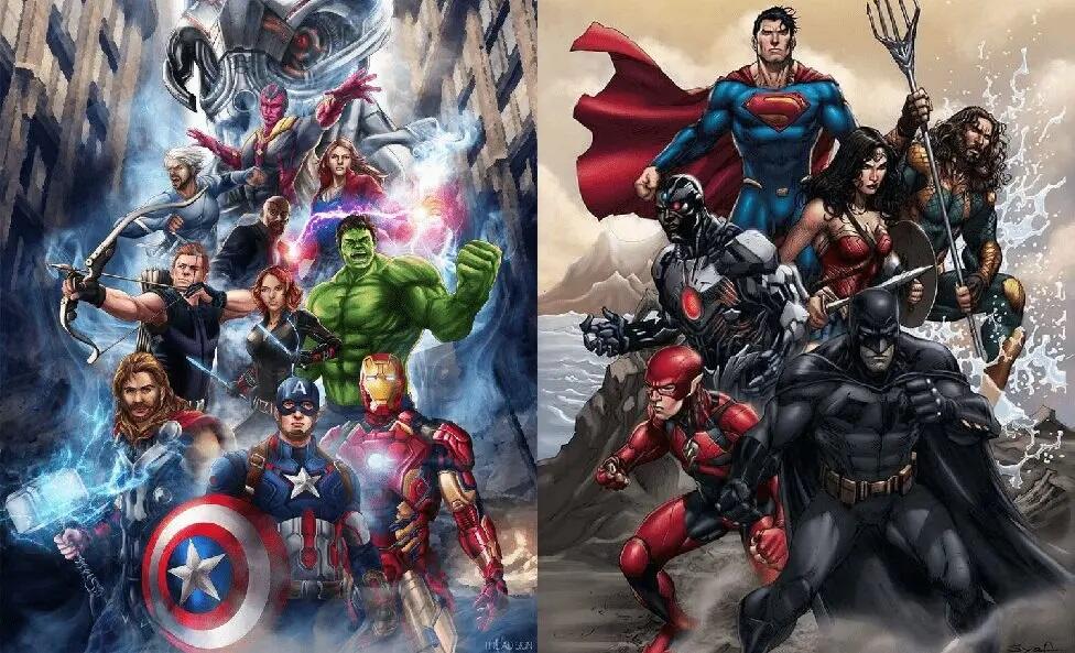 Hegemoni film superhero Marvel dan pesaing DC