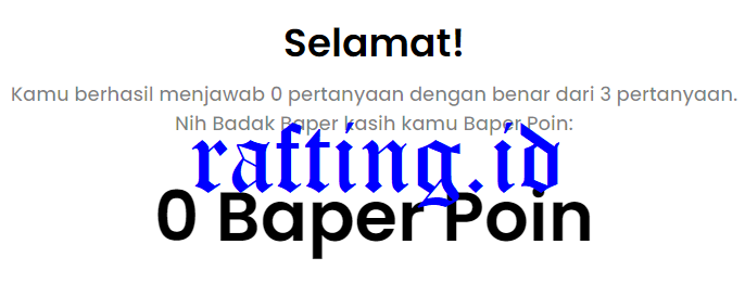 Saya Awali #BerburuBaperPoin Ini dengan 16.000 Baper Poin. Bismillah...