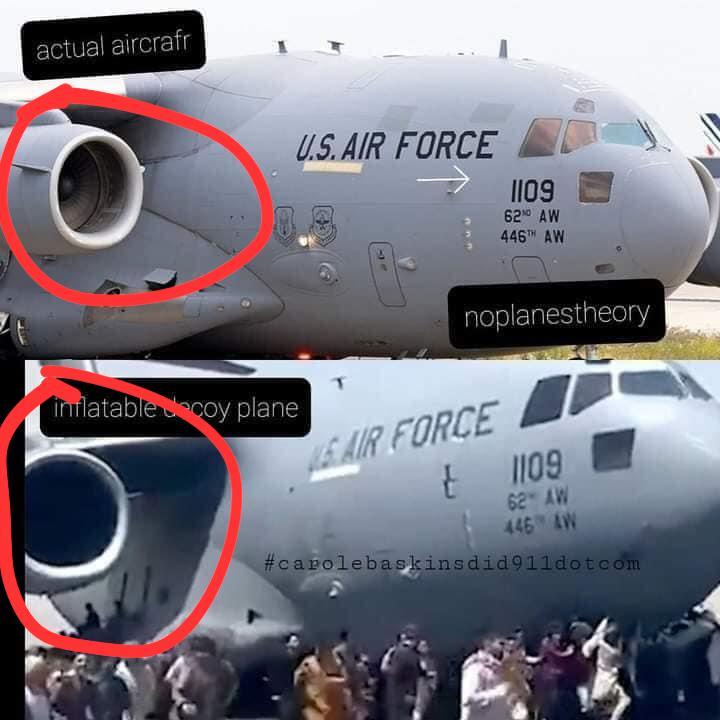 Ribut Di Medsos, Video Pesawat Jumbo C17 Amerika Di Bandara Kabul Adalah 'Palsu' ?