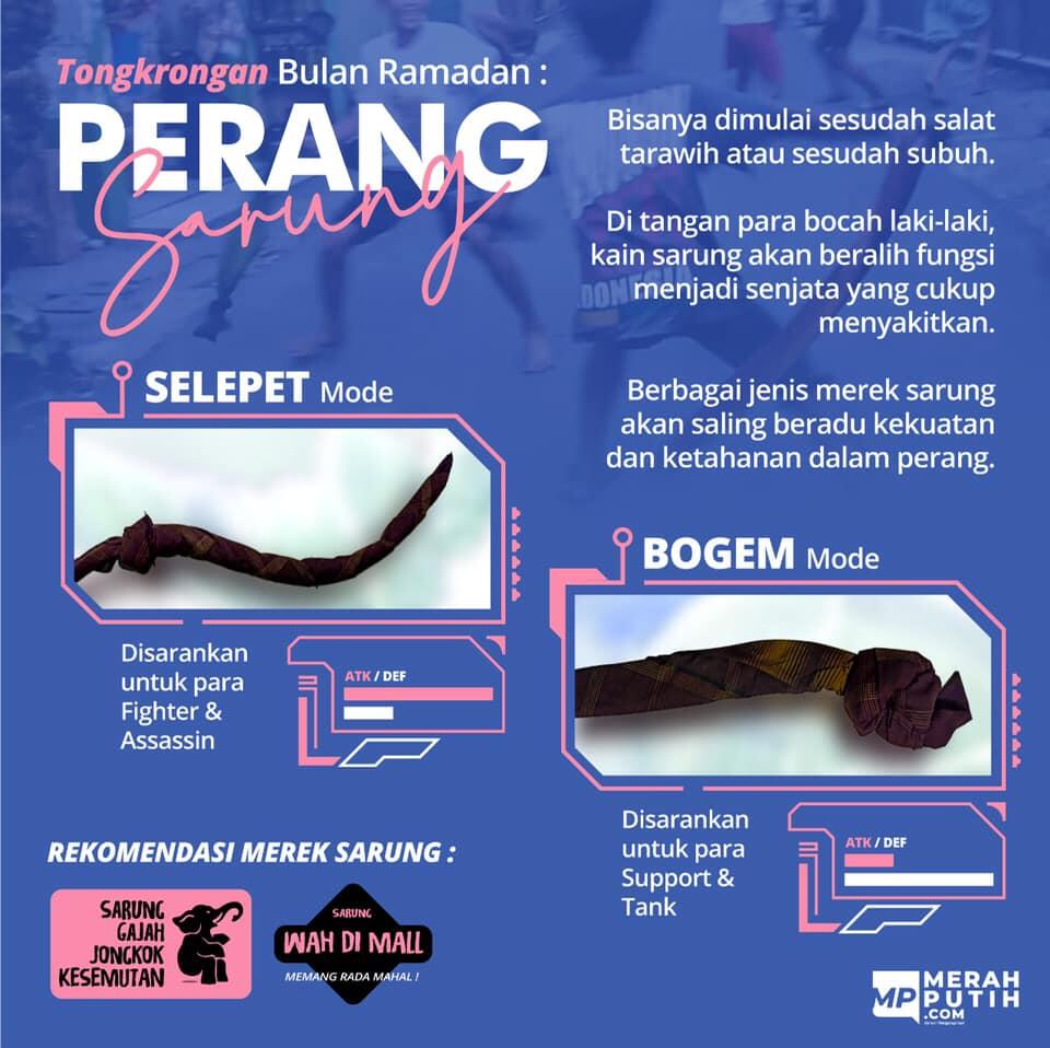 Perang Sarung, Pembuktian Kekuatan Anak Tongkrongan di Bulan Ramadan