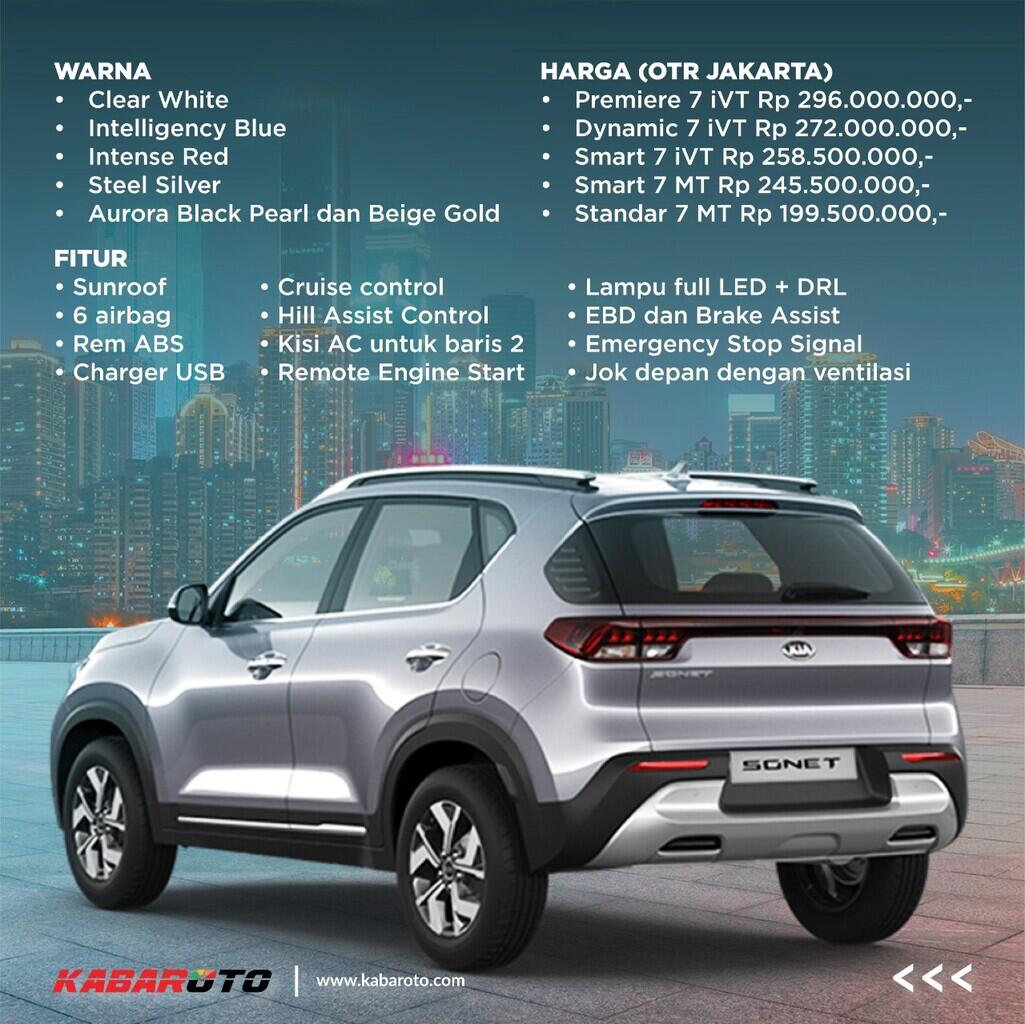 Profil Kia Sonet 7 Seater