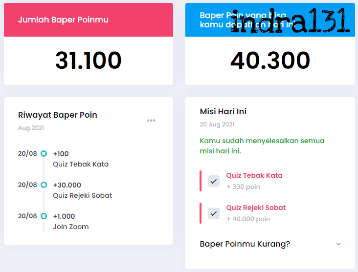 Keseruan Sore Hari Ane Berkat Zoom Club Sobat Badak