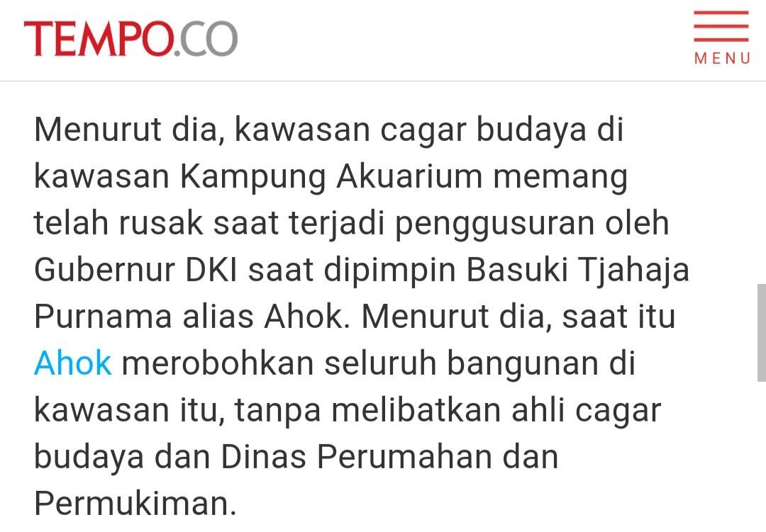 Kilas Balik Riwayat Kampung Susun Akuarium: Digusur Ahok, Dibangun Kembali oleh Anies