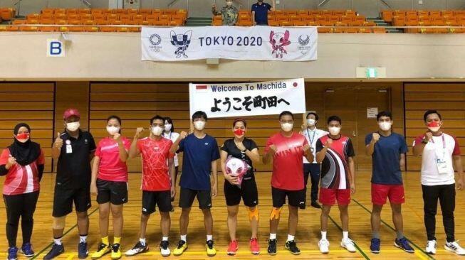 Wali Kota Machida Kunjungi Latihan Para Bulu Tangkis Indonesia