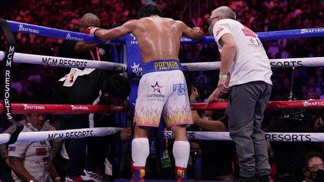 Pacquiao vs Ugas: Pacman Sudah Kram Sejak Ronde 2