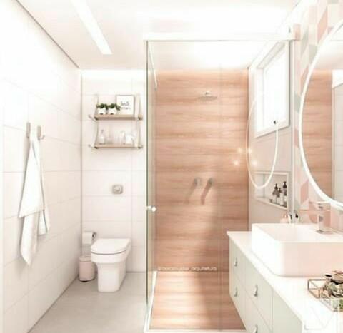 5 Desain Kamar Mandi Putih Dengan Kolaborasi yang Bikin Menarik dan Bersih