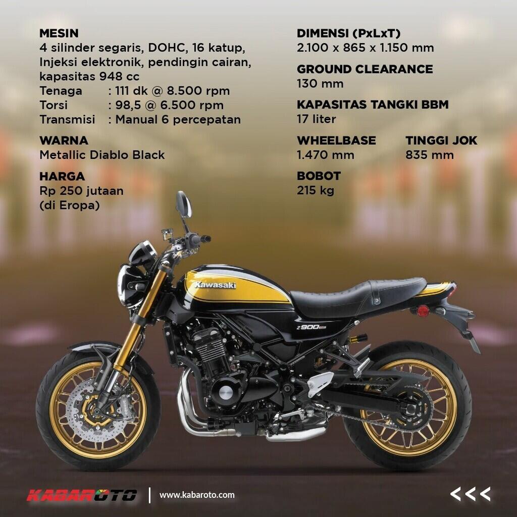 Kawasaki Z900RS SE 2022, Kemas Perpaduan Klasik Dan Modern