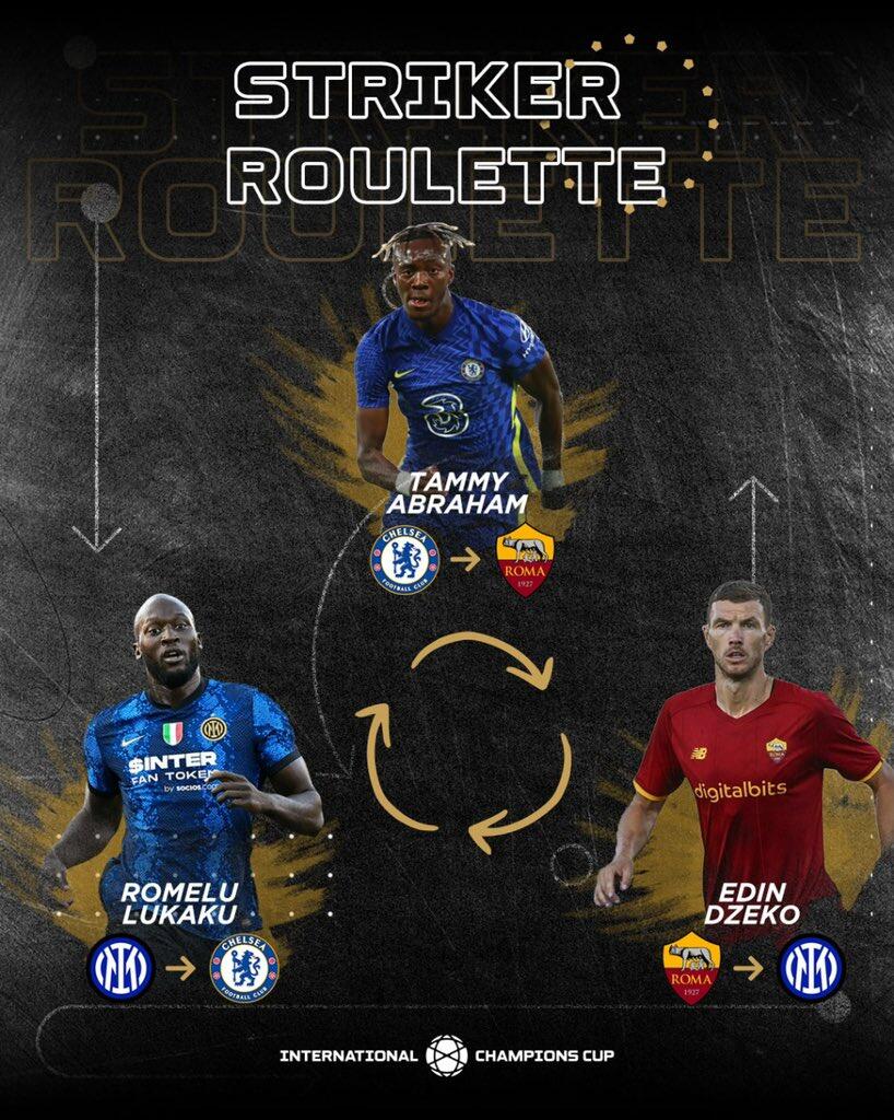 Debut Manis Edin Dzeko, Romelu Lukaku dan Tammy Abraham !!!