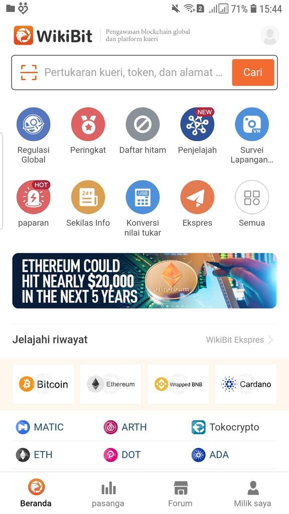 Ini Gan, Buat yang Kebingungan, Aplikasi Mencari Exchange Crypto?