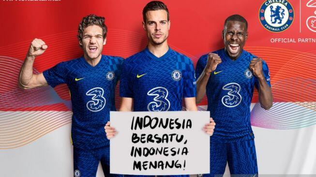 Operator 3 Indonesia Luncurkan Paket Chelsea, Beri Kuota Gratis Setiap Chelsea Menang