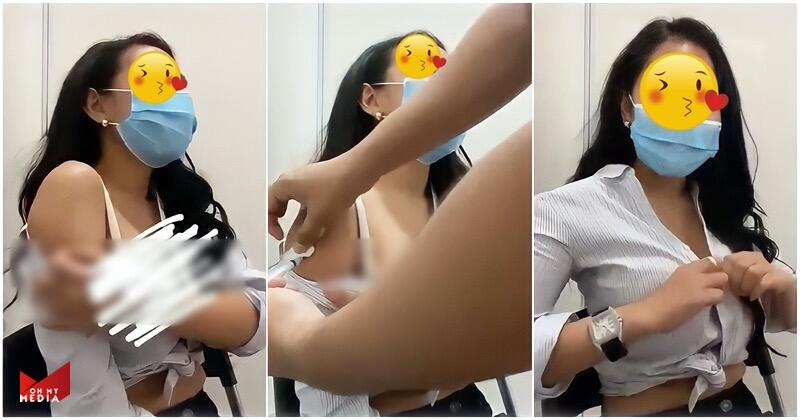 Viral Video Gadis Cantik 'BUKA BAJU' Saat Suntik Vaksin Menuai Kontroversi