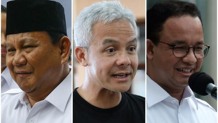 Jajak Pendapat Teranyar: Prabowo Dipepet Ganjar, Anies Terus Mengejar