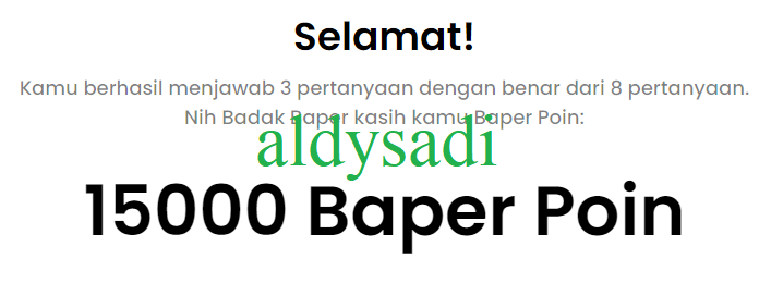 Even Nggak Menang Quiz di Room Lounge, Soreku Bersama Baba Tetap Happy Kok