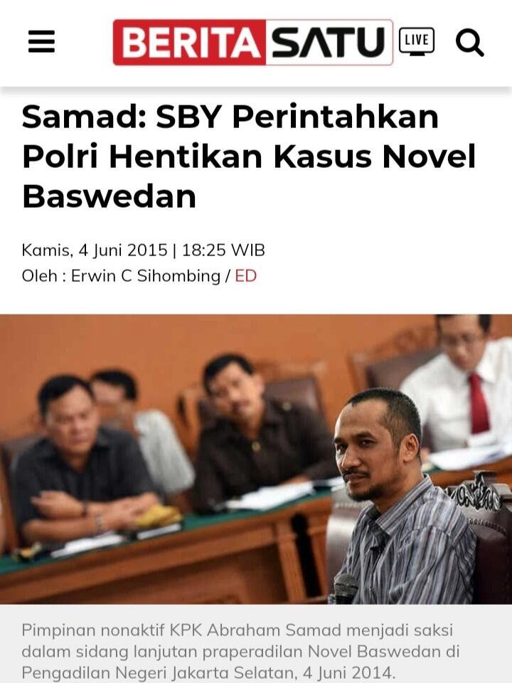 Abraham Samad: Jika Tak Mau Punah, KPK Harus Jalani Rekomendasi Komnas HAM dan ORI