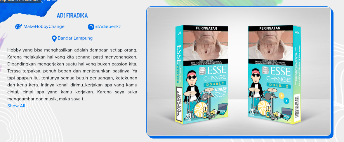 Karya-Karya ini juga layak jadi juara lho di event loveyourself menurut saya