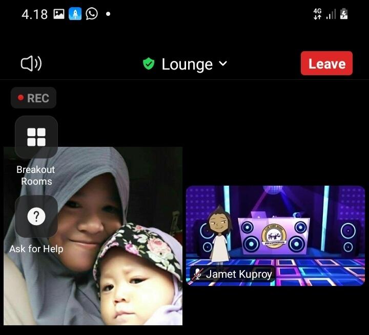 Keseruan Ngezoom Bareng Jamet Kuproy di Lounge 