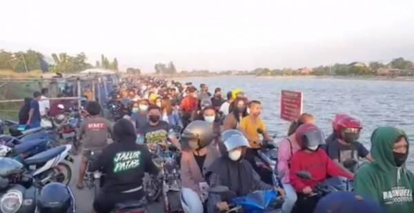 Tawuran di Waduk Kalimati Mojokerto Pecah, Satu Pemuda Luka
