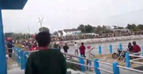 Tawuran di Waduk Kalimati Mojokerto Pecah, Satu Pemuda Luka
