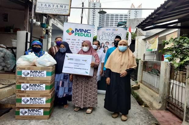 MNC Peduli Bagikan Sembako untuk YAKTAMI Depok