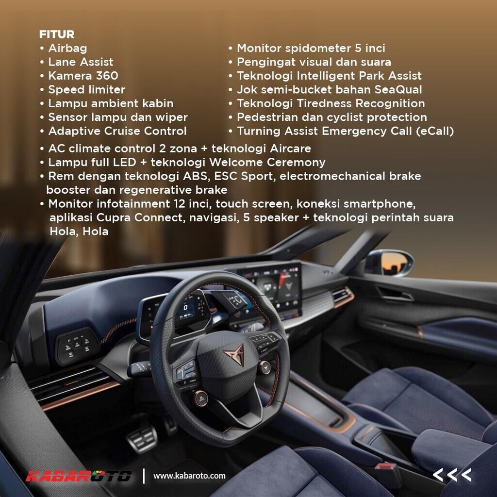 Kenalan Dengan Cupra Born, Mobil Listrik Murni Bertenaga 204 Dk