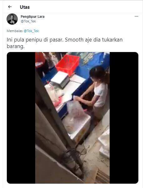 Kepergok Tukar Ikan yang Sudah Ditimbang, Pedagang Curang Ini Sukses Bikin Geram